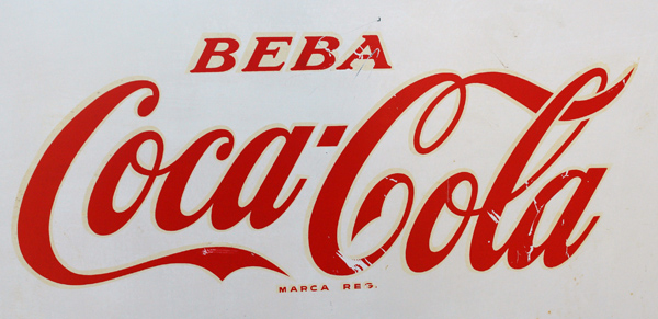 Nevera Coca-Cola antigua recuperada